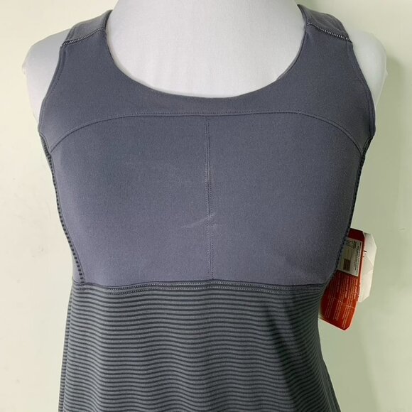 New Athleta Women's Skills Drills Racerback Tank Top in Gray Asphalt Size Small - Picture 2 of 12